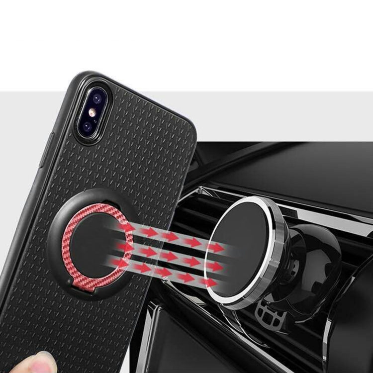 For iPhone X / XS 3 in 1 Magnetic Ring Case with Holder