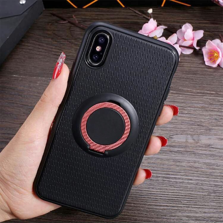 For iPhone X / XS 3 in 1 Magnetic Ring Case with Holder