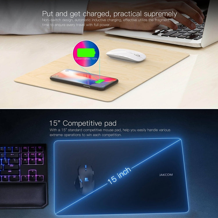 JAKCOM MC2 Wireless Fast Charging Mouse Pad, Support Qi Standard Mobile Phone Charging