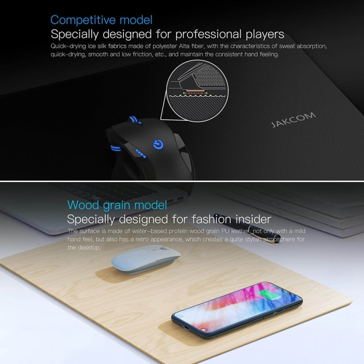 JAKCOM MC2 Wireless Fast Charging Mouse Pad, Support Qi Standard Mobile Phone Charging