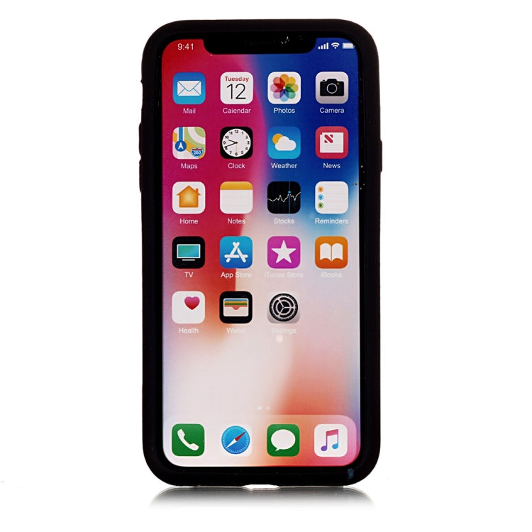 For iPhone X / XS Game Boy Pattern Silicone Protective Case