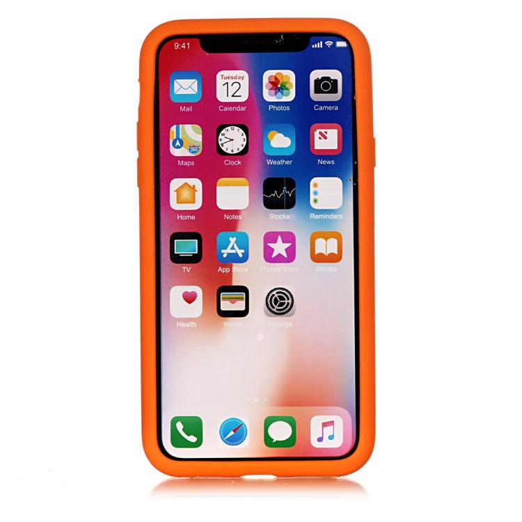 For iPhone X / XS Game Boy Pattern Silicone Protective Case