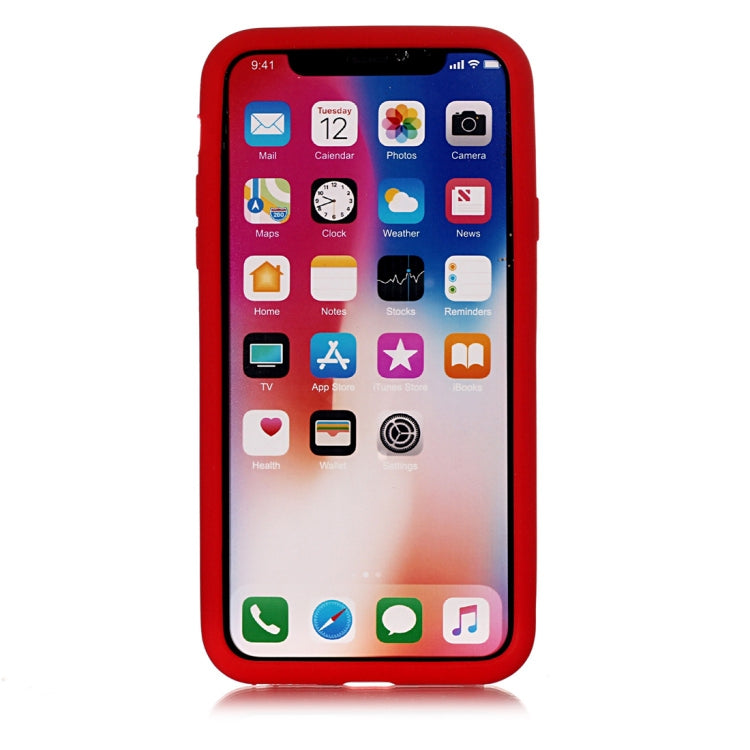 For iPhone X / XS Game Boy Pattern Silicone Protective Case