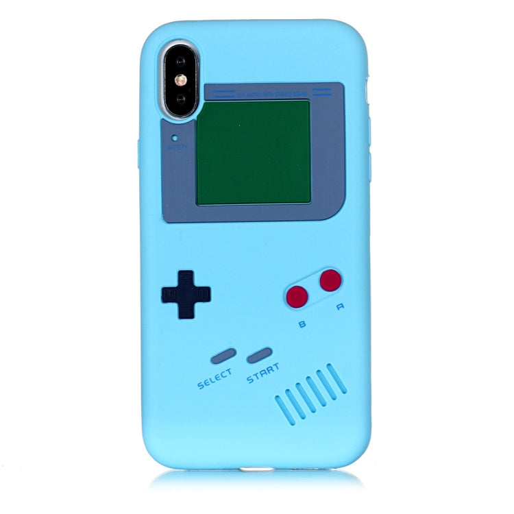 For iPhone X / XS Game Boy Pattern Silicone Protective Case