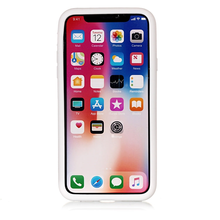 For iPhone X / XS Game Boy Pattern Silicone Protective Case