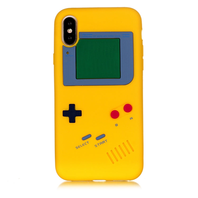 For iPhone X / XS Game Boy Pattern Silicone Protective Case