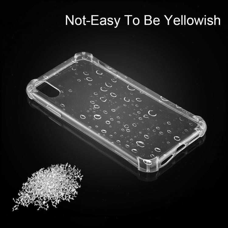 For iPhone XS Ultrathin Transparent TPU Soft Protective Case (Transparent)
