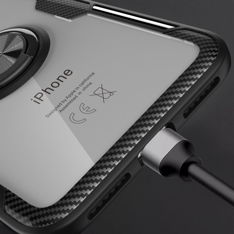 For iPhone X / XS Magnetic 360 Degree Rotation Ring Holder Armor Protective Case