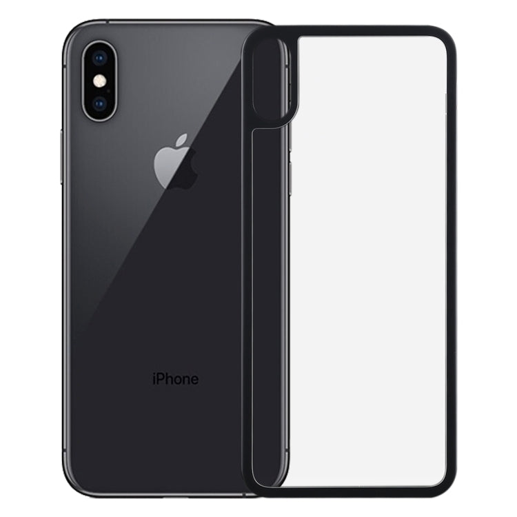 For iPhone X / XS 9H Anti-fingerprint Plasma Full Screen Carbon Fiber Scrub Back Film