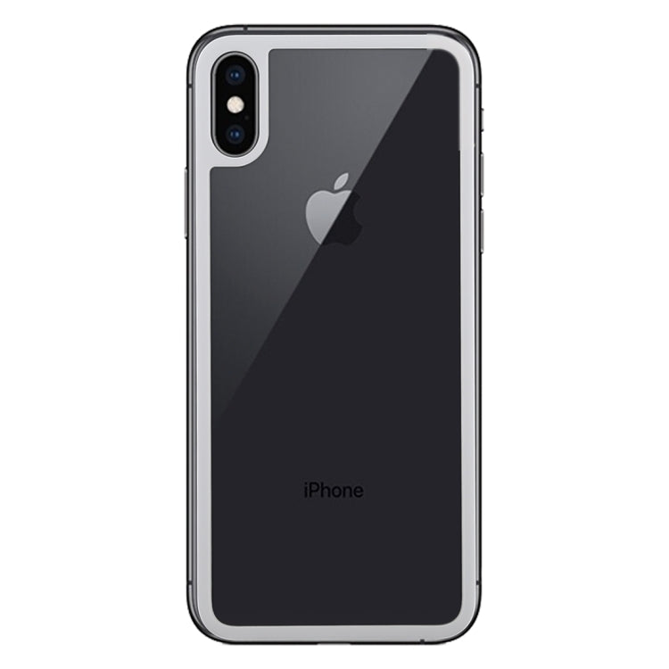 For iPhone X / XS 9H Anti-fingerprint Plasma Full Screen Carbon Fiber Scrub Back Film
