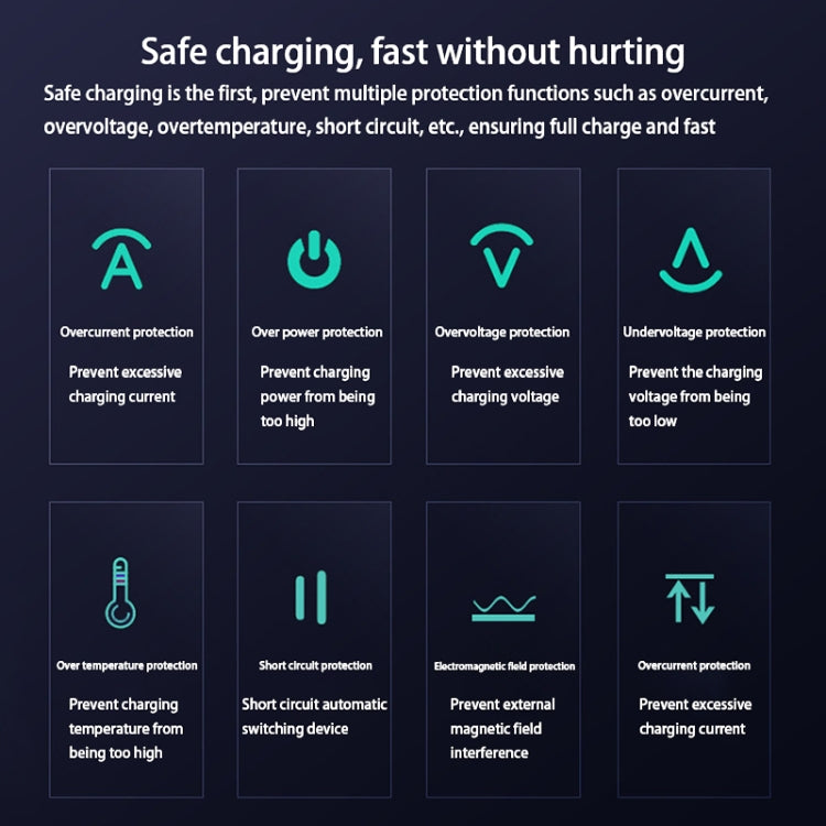 10W Intelligent Recognition Fast Charging Qi Standard Wireless Charger