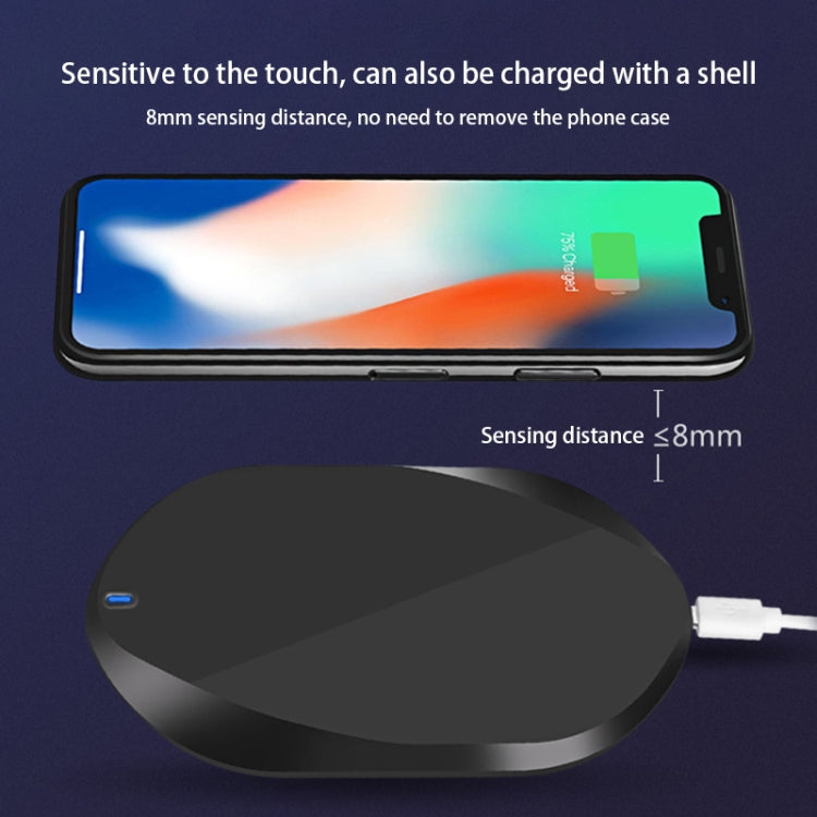 10W Intelligent Recognition Fast Charging Qi Standard Wireless Charger