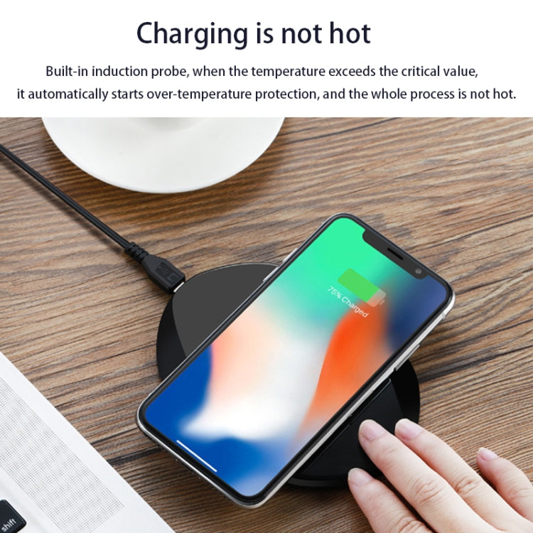10W Intelligent Recognition Fast Charging Qi Standard Wireless Charger