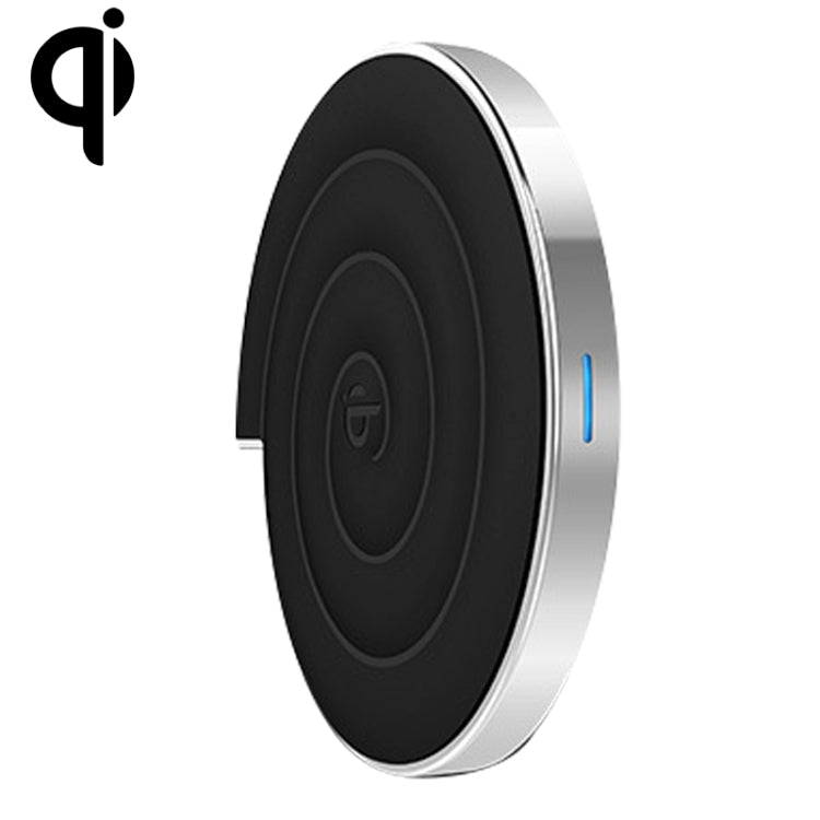 5W Ultrathin Intelligent Recognition Circular Fast Charging Qi Standard Wireless Charger