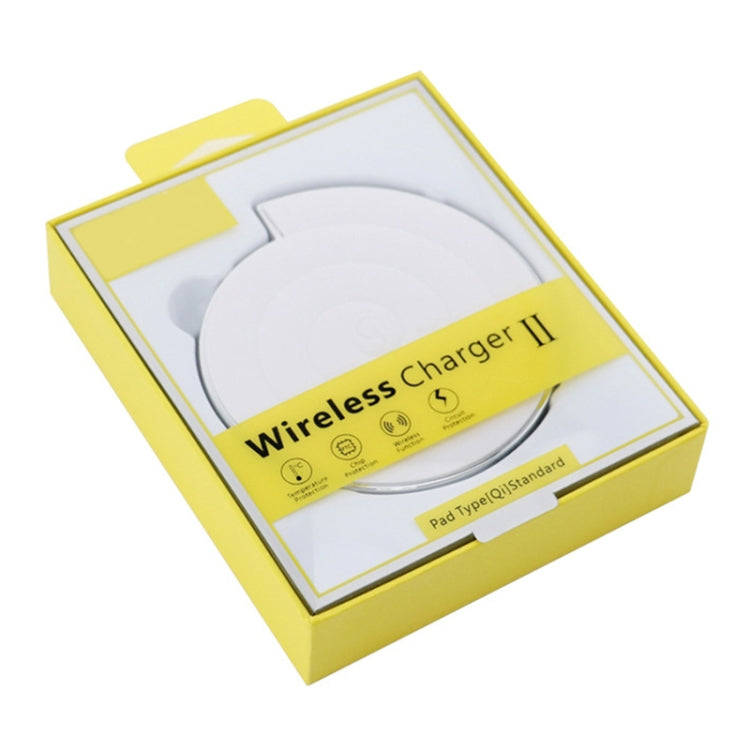 5W Ultrathin Intelligent Recognition Circular Fast Charging Qi Standard Wireless Charger