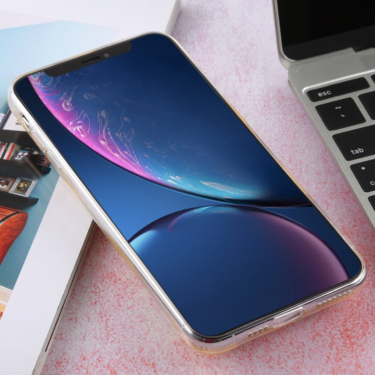 For iPhone X / XS 3D Glue Web Celebrity Yellow Duck PC + TPU Protective Case