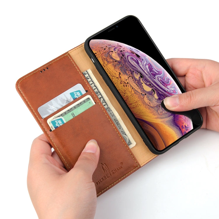 For iPhone X / XS Horizontal Flip PU Leather Case with Holder & Card Slots & Wallet