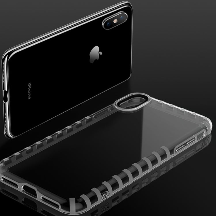 For iPhone X / XS Shockproof Transparent TPU Soft Case