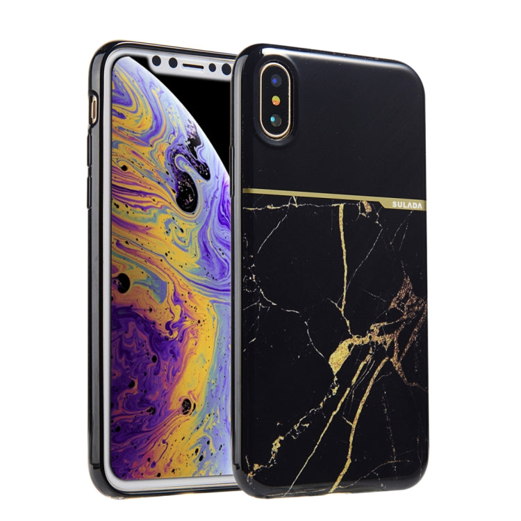 For iPhone X / XS SULADA Marble Series Scratch Resistant TPU Case