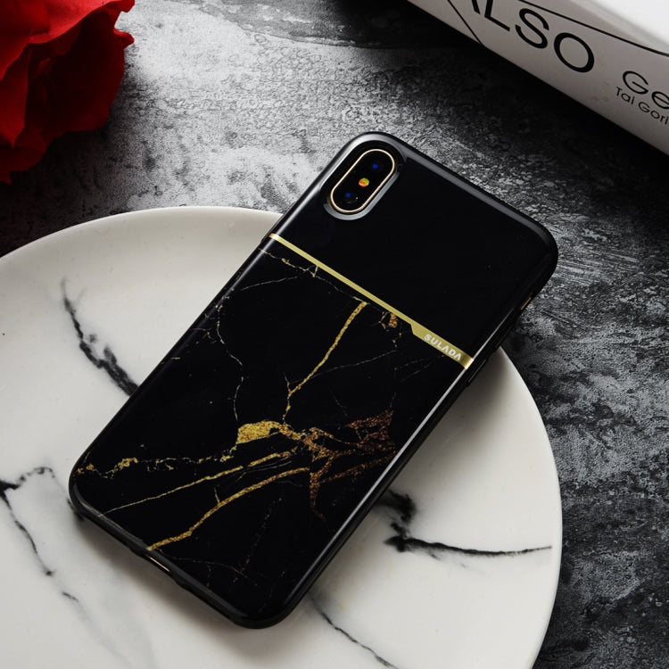 For iPhone X / XS SULADA Marble Series Scratch Resistant TPU Case