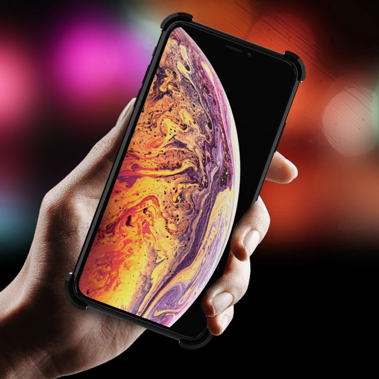 For iPhone X / XS R-JUST Buckle Spider Mobile Phone Case (Black)