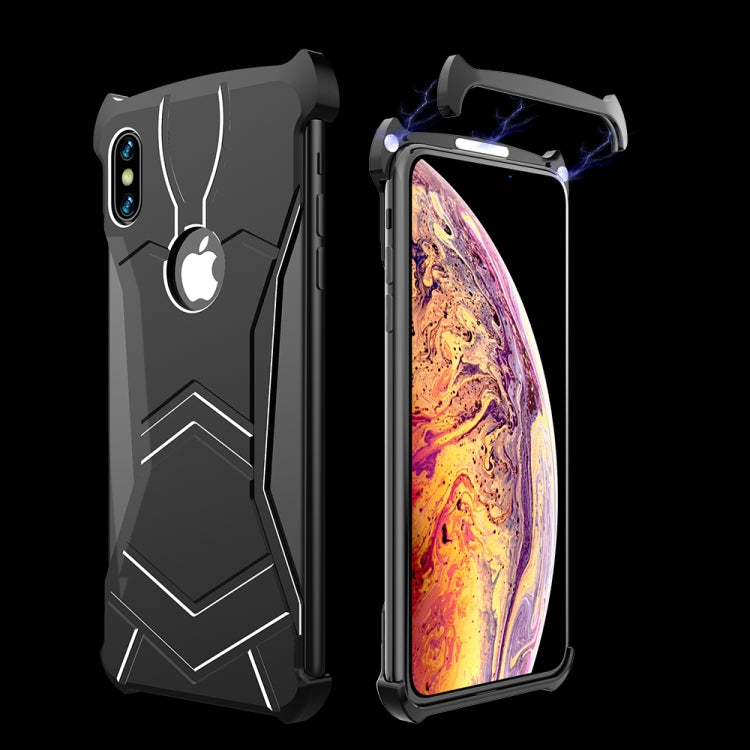For iPhone XR R-JUST Buckle Spider Mobile Phone Case  (Black)