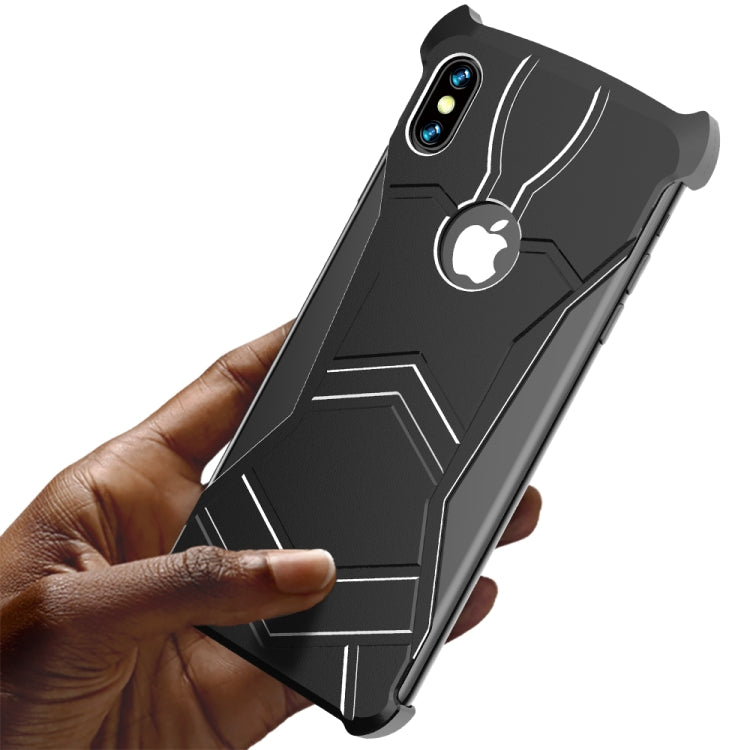 For iPhone XR R-JUST Buckle Spider Mobile Phone Case  (Black)