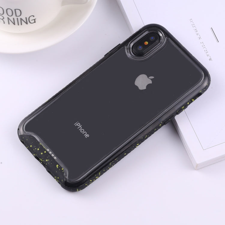 For iPhone X / XS Two-color Frame Acrylic PC Case