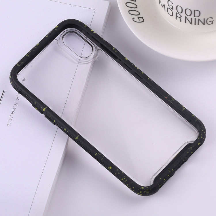 For iPhone X / XS Two-color Frame Acrylic PC Case
