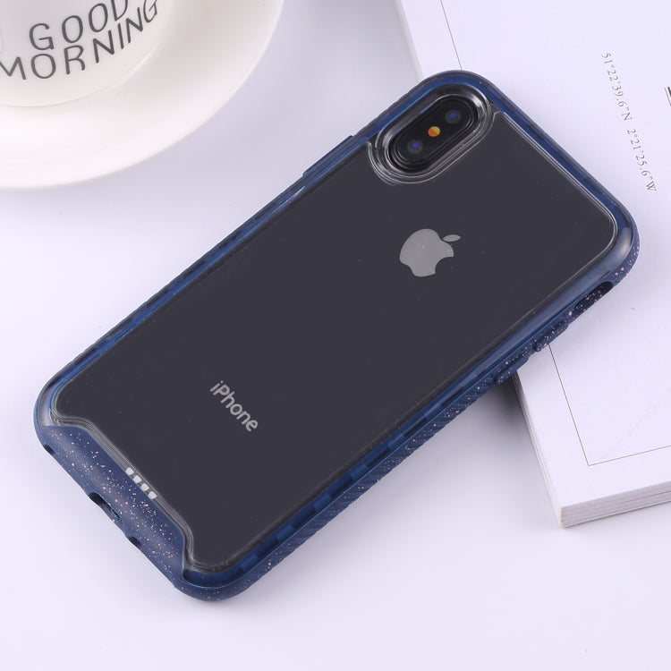 For iPhone X / XS Two-color Frame Acrylic PC Case
