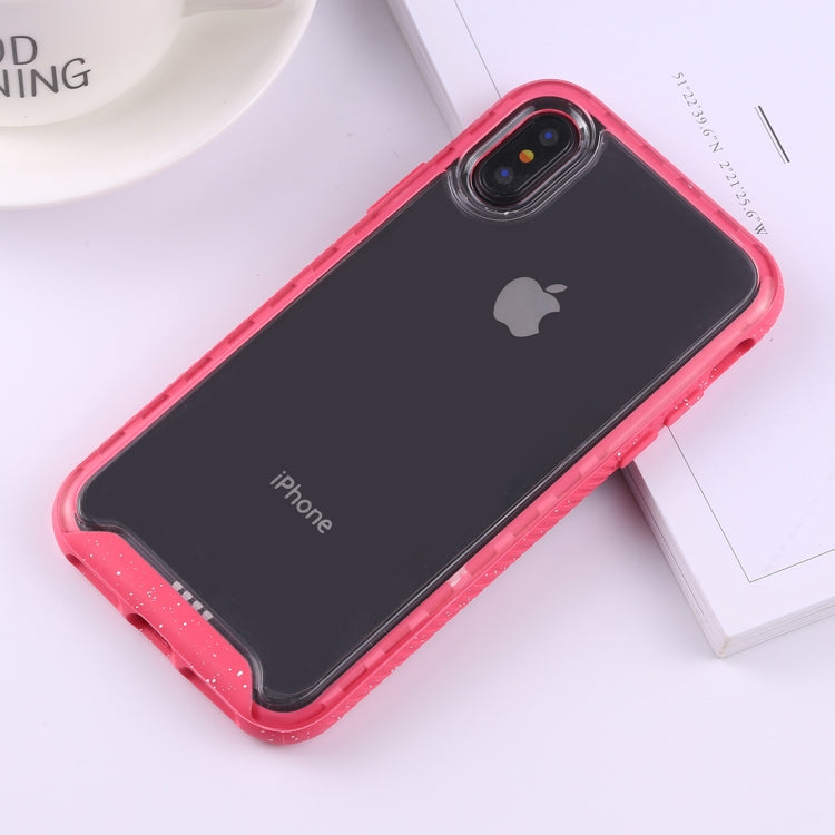 For iPhone X / XS Two-color Frame Acrylic PC Case