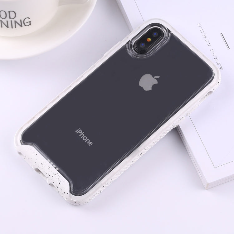 For iPhone X / XS Two-color Frame Acrylic PC Case