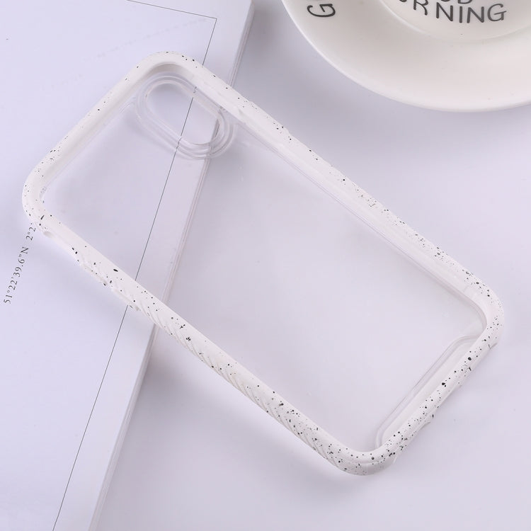 For iPhone X / XS Two-color Frame Acrylic PC Case