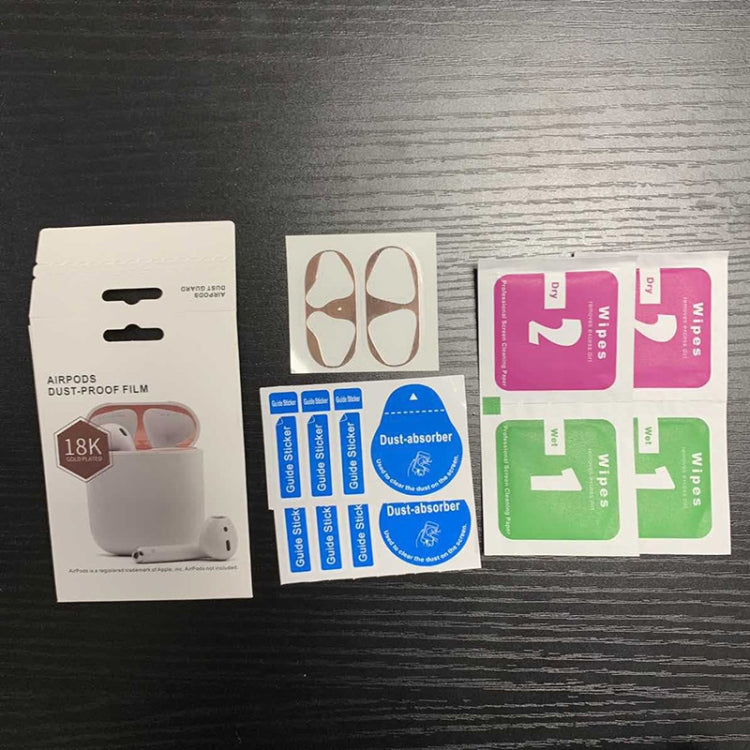 Metal Dustproof Sticker for Apple AirPods 1