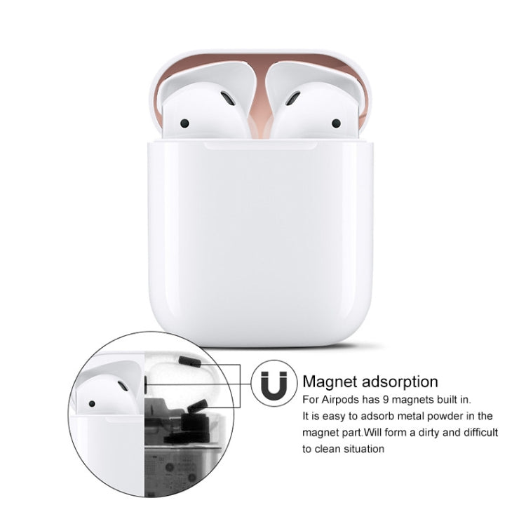 Metal Dustproof Sticker for Apple AirPods 2