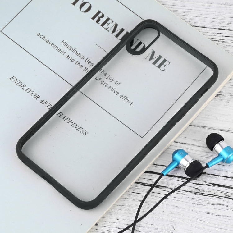 For iPhone XS Ultra-thin TPU Protective Case with Metal Ring Holder