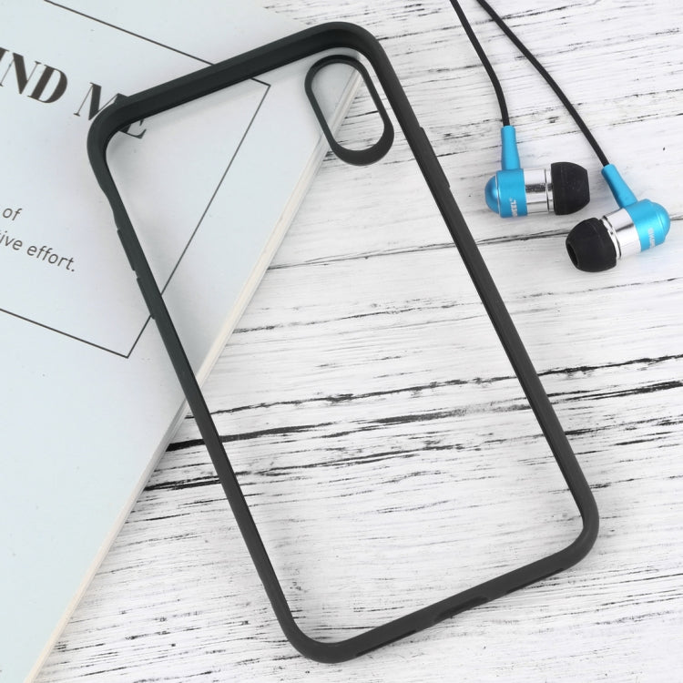 For iPhone XS Ultra-thin TPU Protective Case with Metal Ring Holder