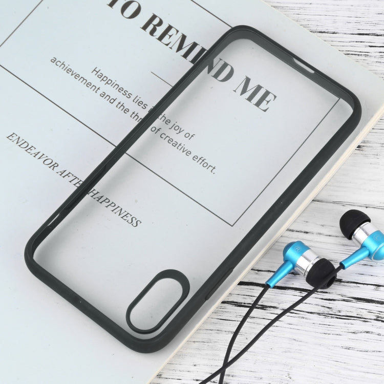 For iPhone XS Ultra-thin TPU Protective Case with Metal Ring Holder