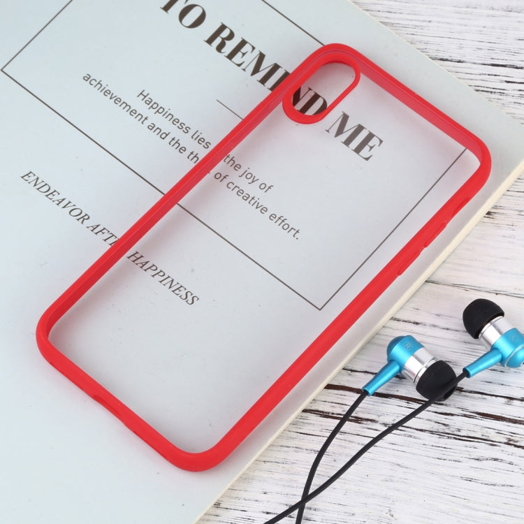 For iPhone XS Ultra-thin TPU Protective Case with Metal Ring Holder