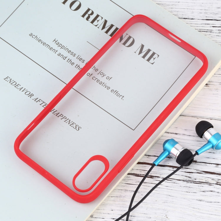 For iPhone XS Ultra-thin TPU Protective Case with Metal Ring Holder