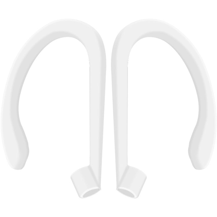 1 Pair IMAK For AirPods 1 / 2 Wireless Earphones Silicone Anti-lost Lanyard Ear Hook(White)