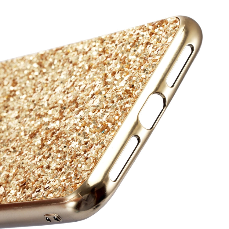 For iPhone X / XS Glitter Powder TPU Case