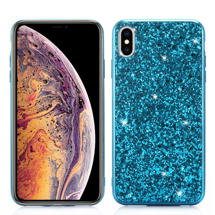 For iPhone X / XS Glitter Powder TPU Case