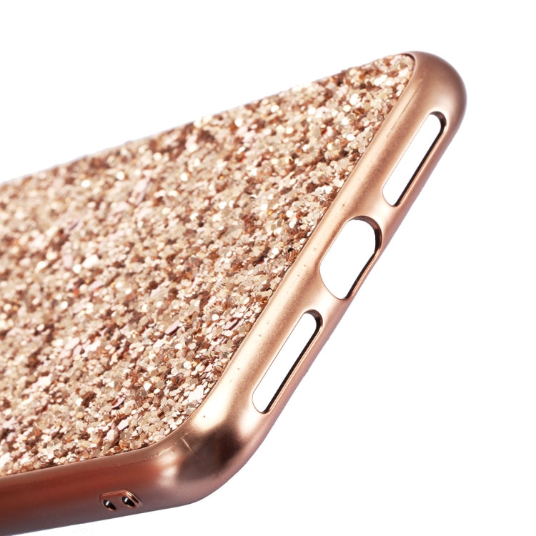 For iPhone X / XS Glitter Powder TPU Case