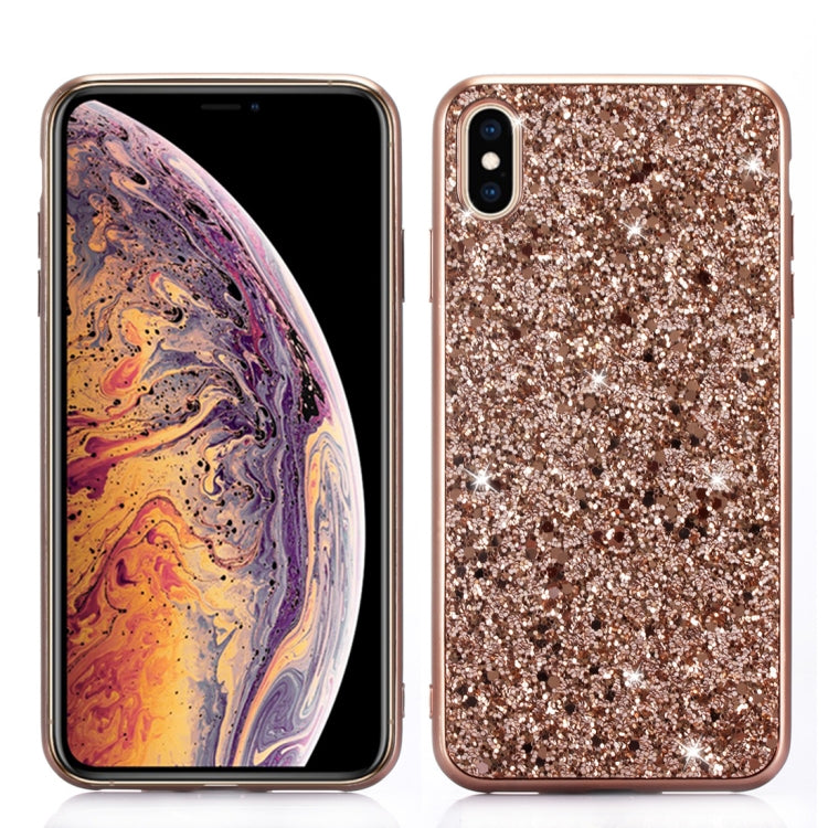 For iPhone X / XS Glitter Powder TPU Case