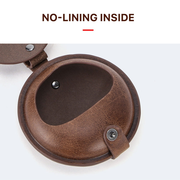 CF1042C For Huawei FreeBuds 3 Crazy Horse Texture Multifunction Earphone Protective Leather Case with Hook