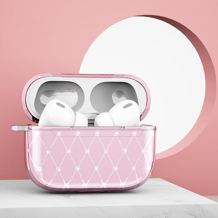 For AirPods Pro TPU Diamond Wireless Earphone Protective Case