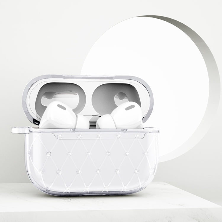 For AirPods Pro TPU Diamond Wireless Earphone Protective Case