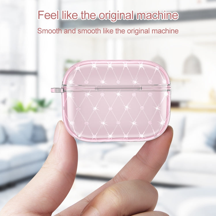 For AirPods Pro TPU Diamond Wireless Earphone Protective Case