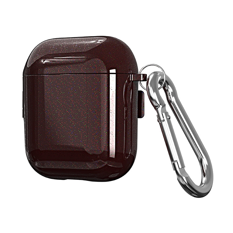 For AirPods 1 / 2 Metal Glitter PC Wireless Earphone Protective Case